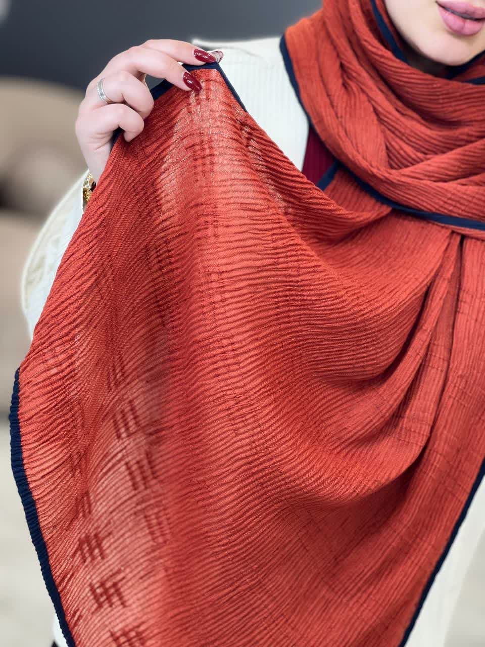 02489-شال منگوله اسکات