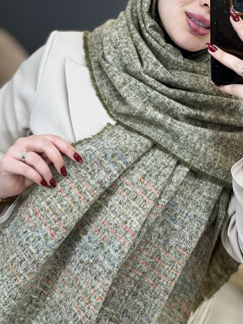 02491-شال موهر پشمی