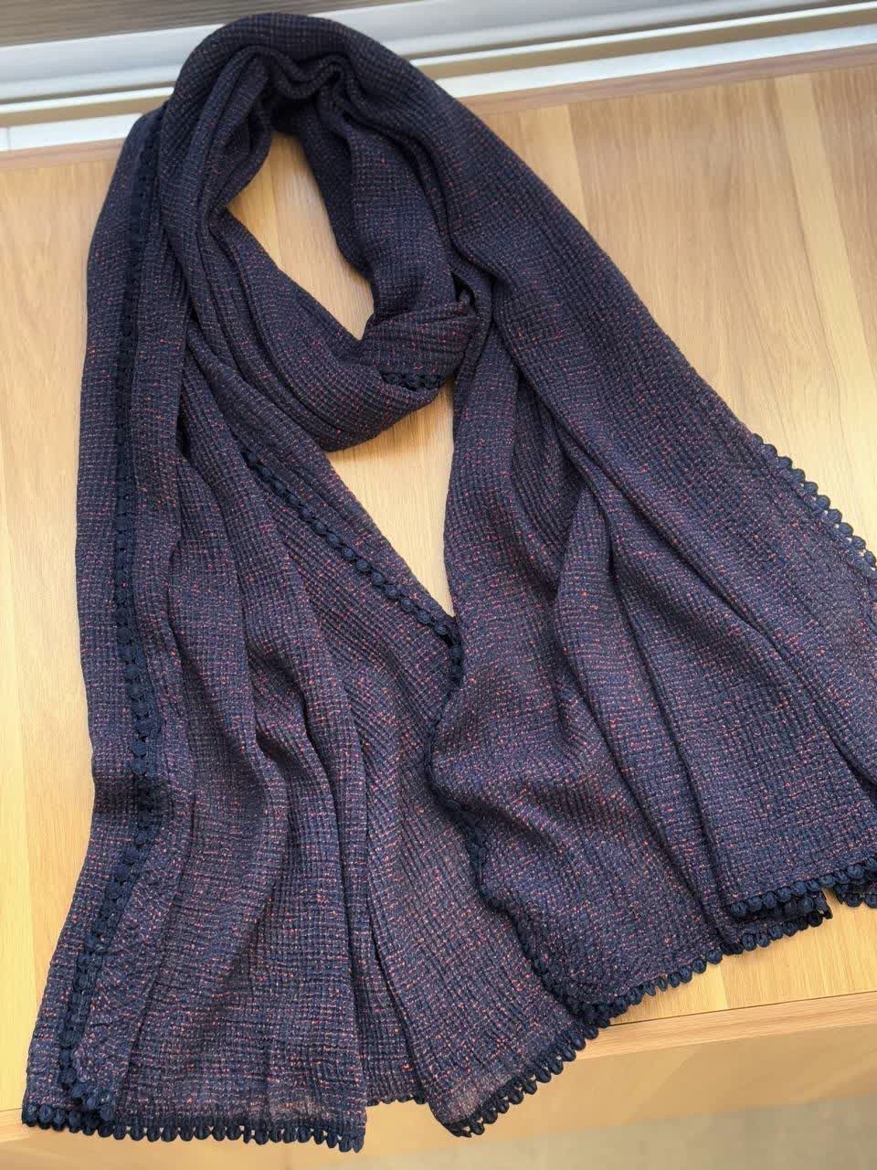 02496-شال برفی عدسی