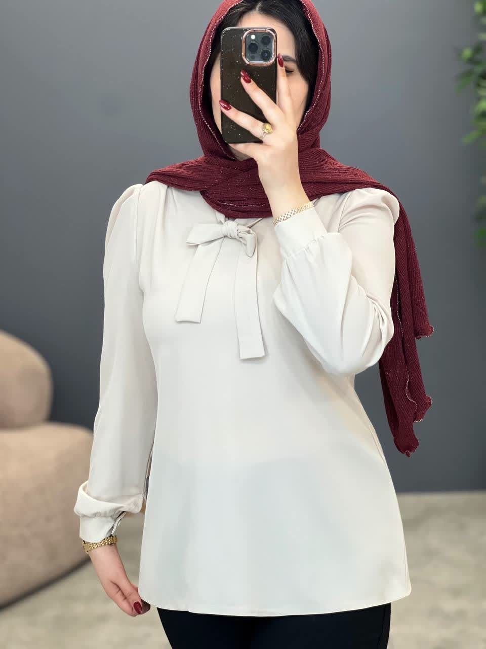 1762-شومیز کراواتی پرادو