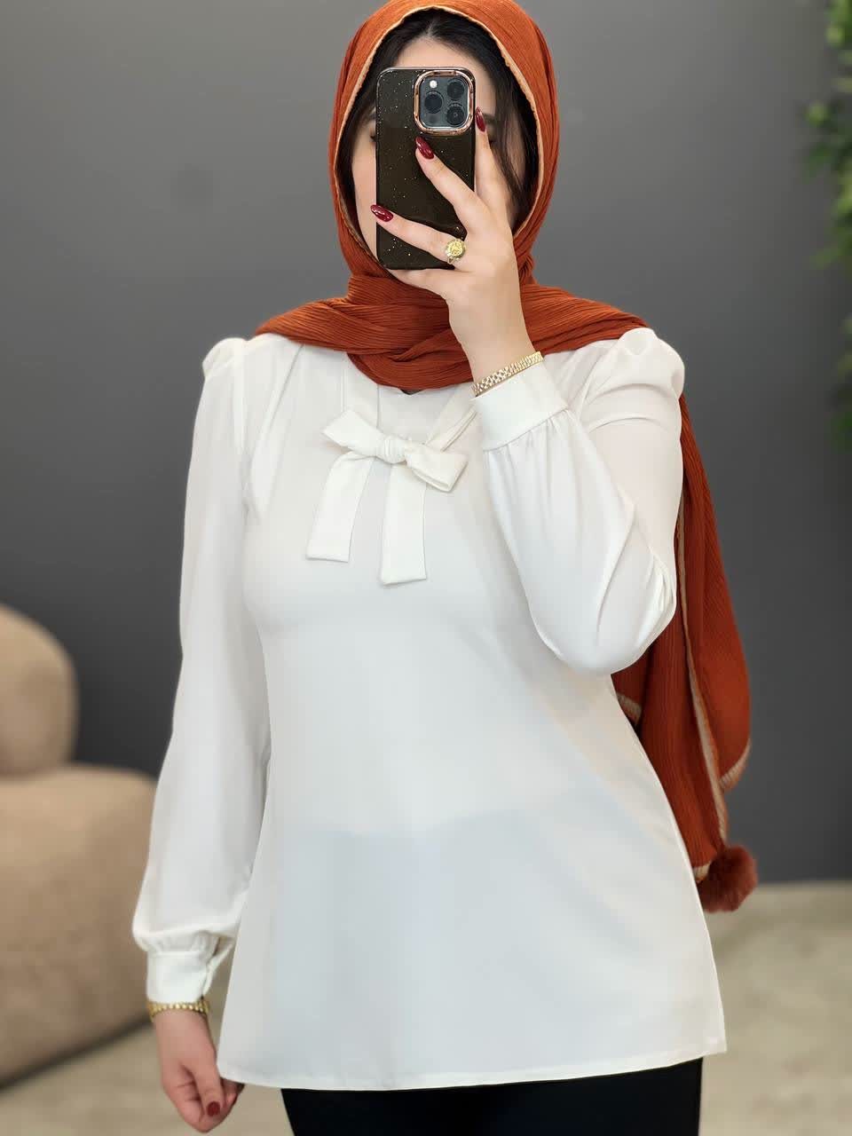 1762-شومیز کراواتی پرادو