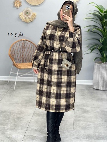 1789_کفتان پشمی چهارخونه