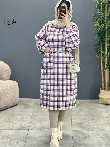 1789_کفتان پشمی چهارخونه