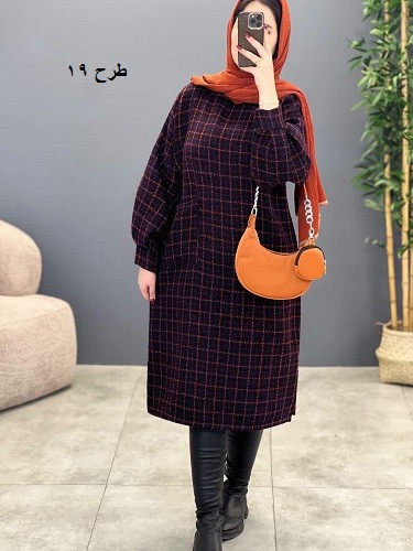 1789_کفتان پشمی چهارخونه