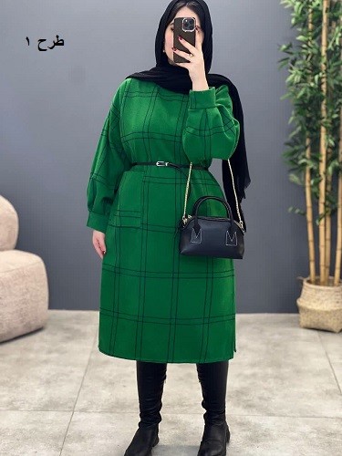 1789_کفتان پشمی چهارخونه