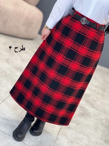 1796_دامن چهارخونه پشمی