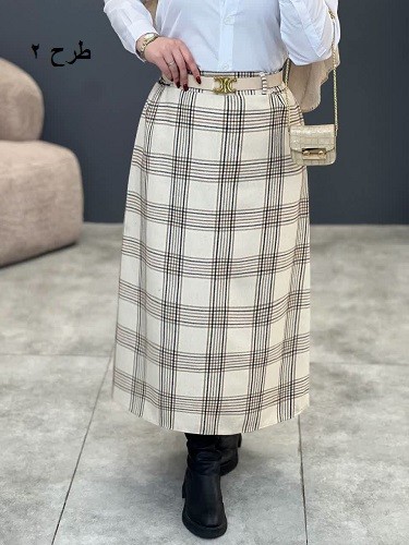 1796_دامن چهارخونه پشمی