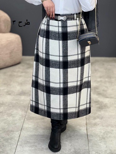 1796_دامن چهارخونه پشمی