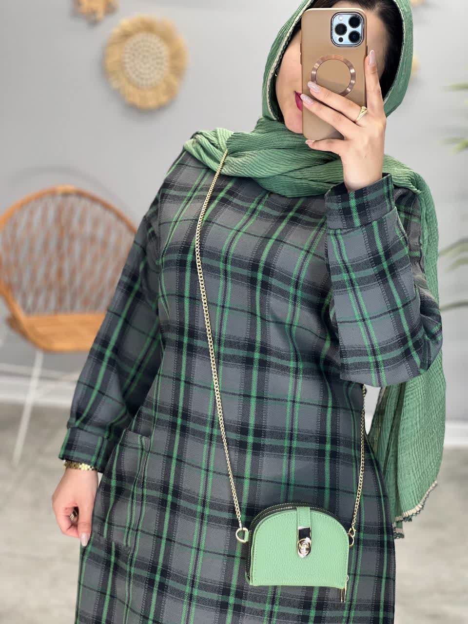 1803_کفتان چهارخونه بلند