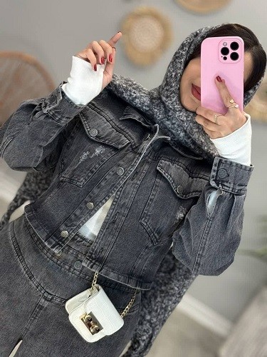 1815-ست کت و شلوار اسپرت جین