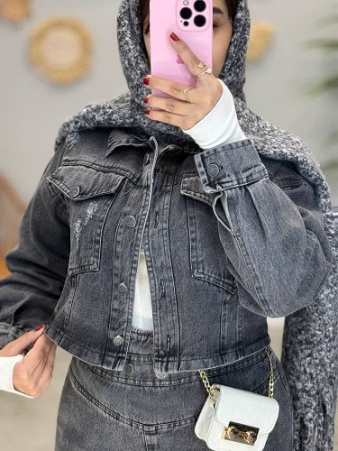 1815-ست کت و شلوار اسپرت جین