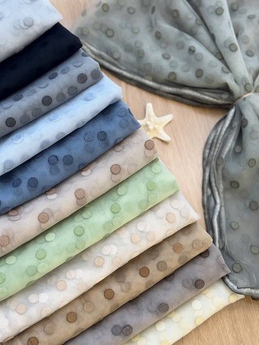 02517-شال خال خالی وارداتی