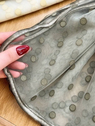 02517-شال خال خالی وارداتی