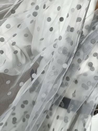 02517-شال خال خالی وارداتی