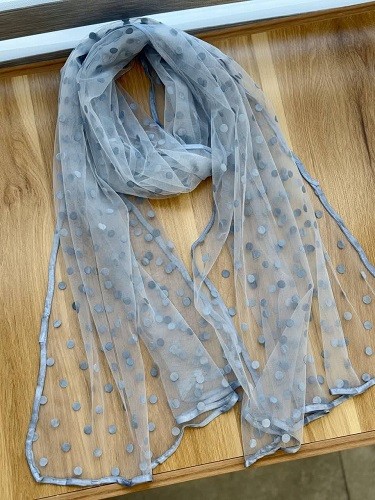 02517-شال خال خالی وارداتی