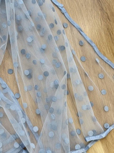 02517-شال خال خالی وارداتی