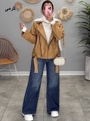 1826- کت چرم آماندا