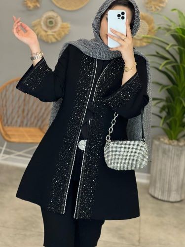 1331- کت مزونی مروارید