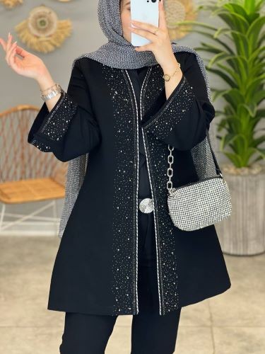 1331- کت مزونی مروارید