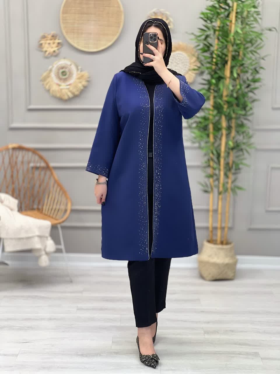 1143-مانتو بلند ماهور