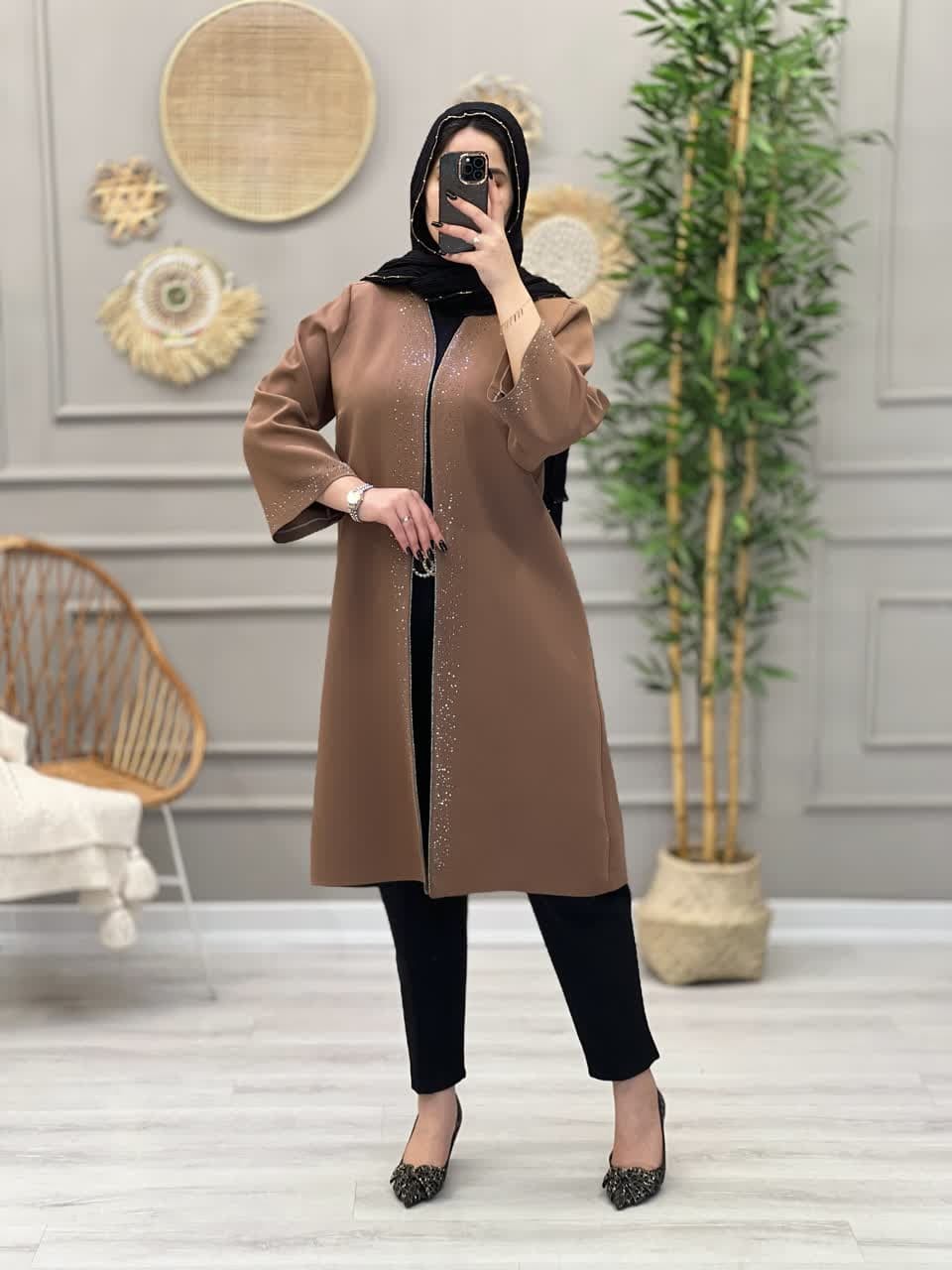 1143-مانتو بلند ماهور