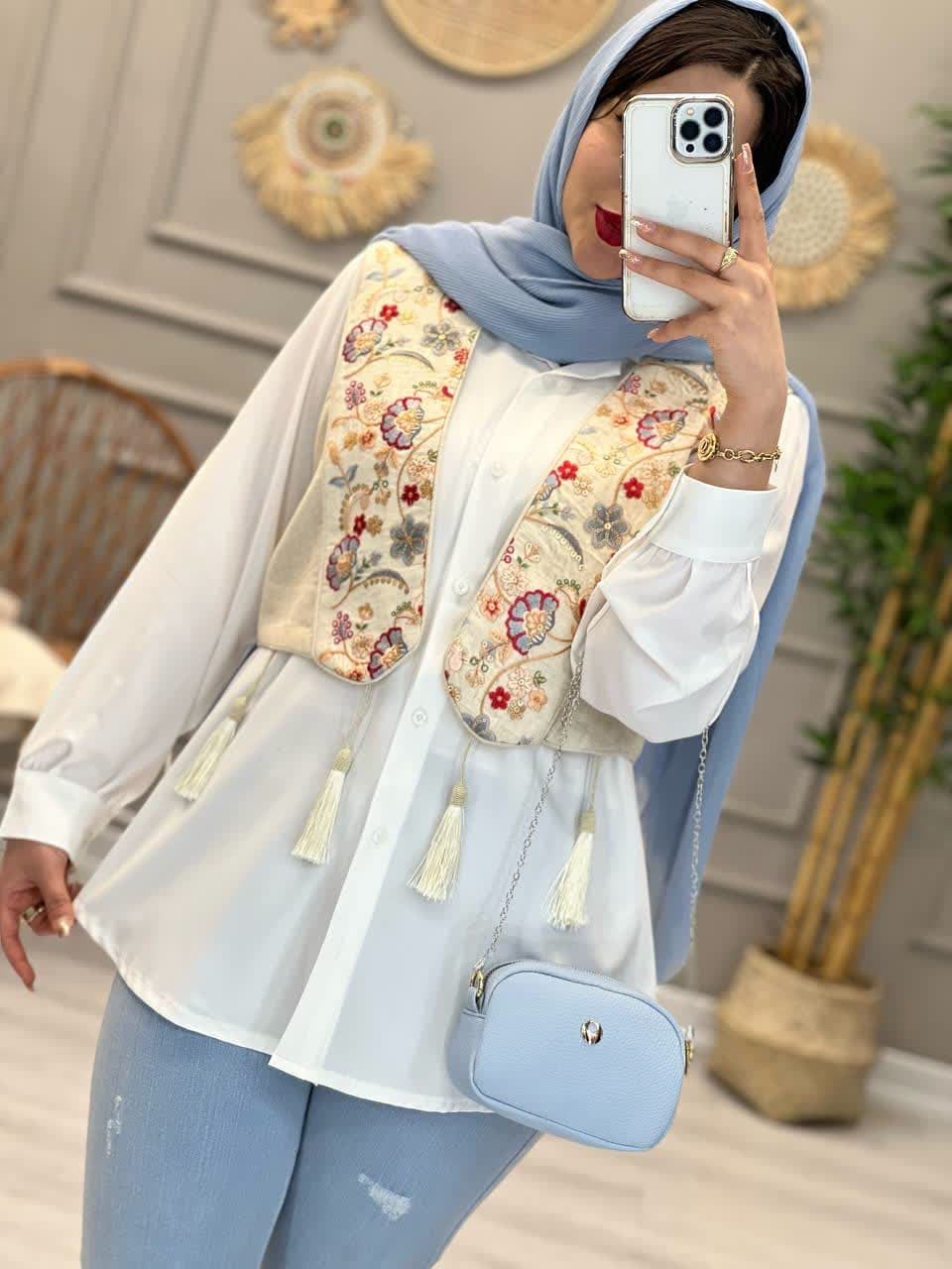 1156- وست شومیز دلبرانه