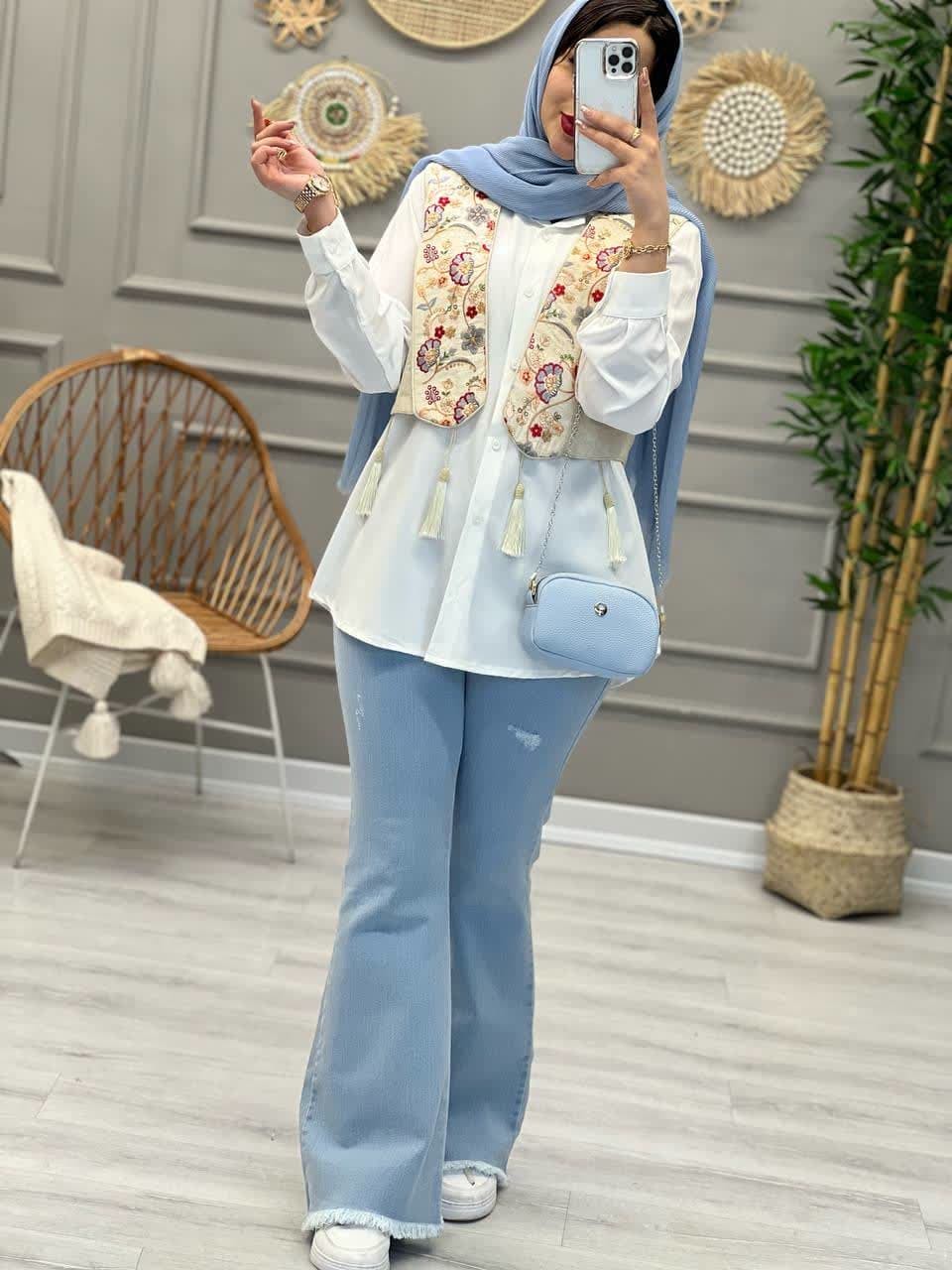 1156- وست شومیز دلبرانه