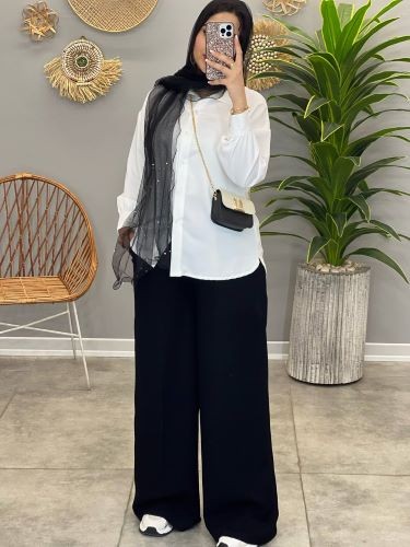 1351- شومیز کرپ الیزه