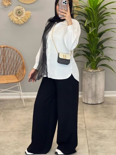 1351- شومیز کرپ الیزه