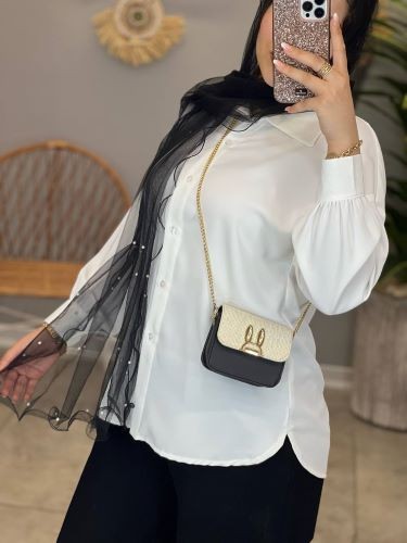 1351- شومیز کرپ الیزه