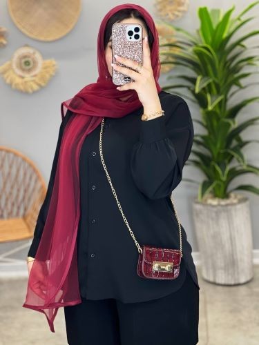 1351- شومیز کرپ الیزه